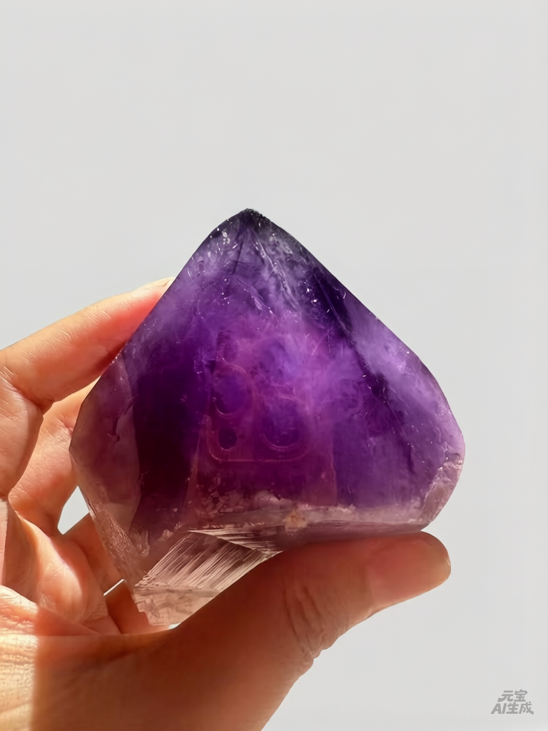 Uruguay Amethyst Druzy with Deep Purple Crystals, 425g 9.5cm Exact Piece #1 – alternate view 3