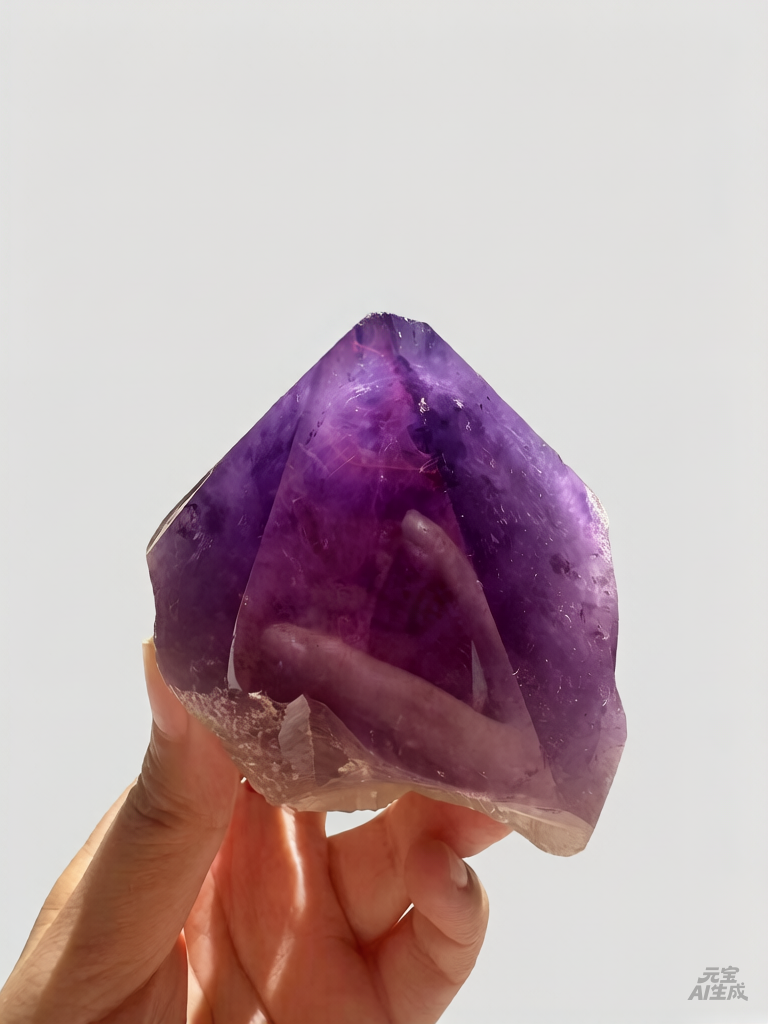 Uruguay Amethyst Druzy with Deep Purple Crystals, 425g 9.5cm Exact Piece #1 – alternate view 5