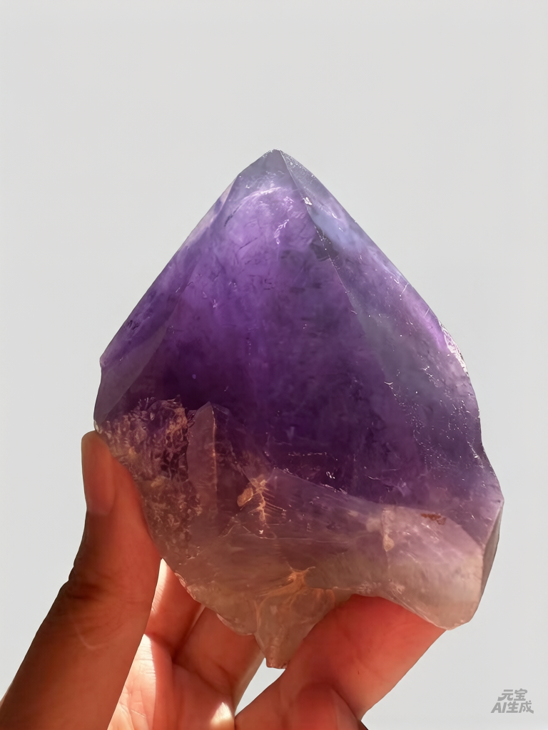 Uruguay Amethyst Druzy with Deep Purple Crystals, 425g 9.5cm Exact Piece #1 – alternate view 9