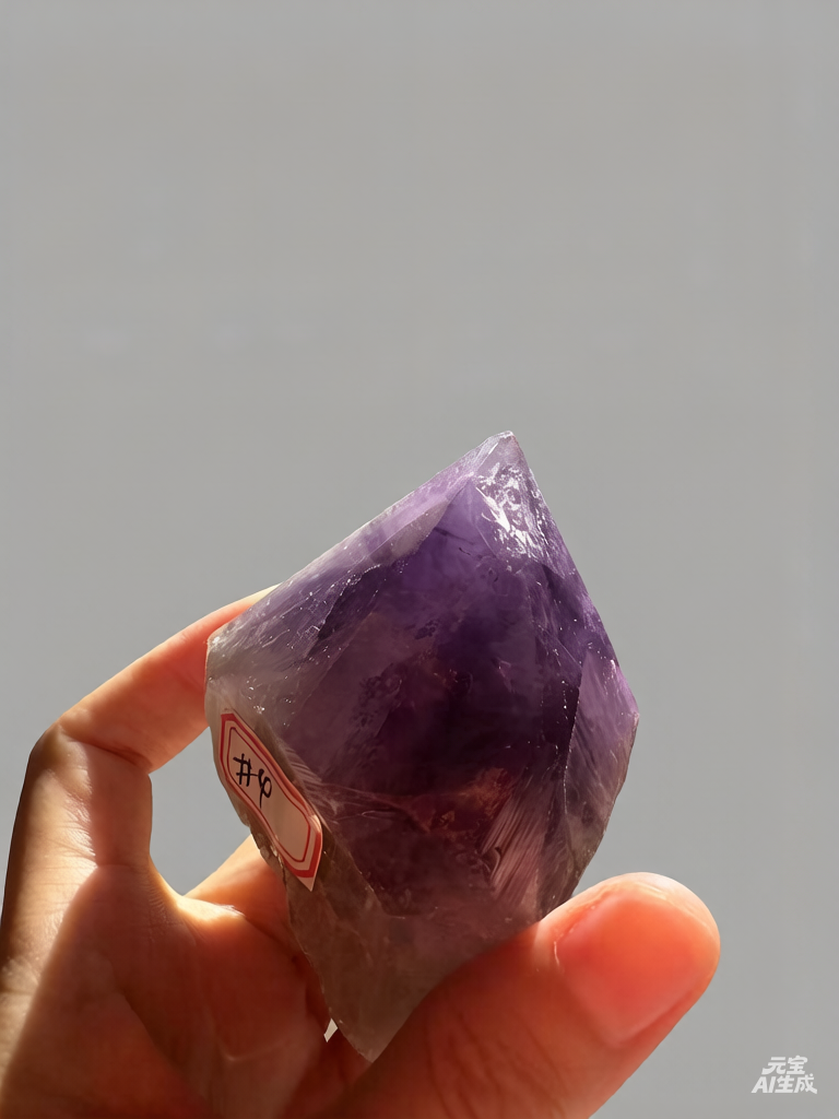 Uruguay Amethyst Druzy with Deep Purple Crystals, 307g 8.8cm Exact Piece #4 – alternate view 10