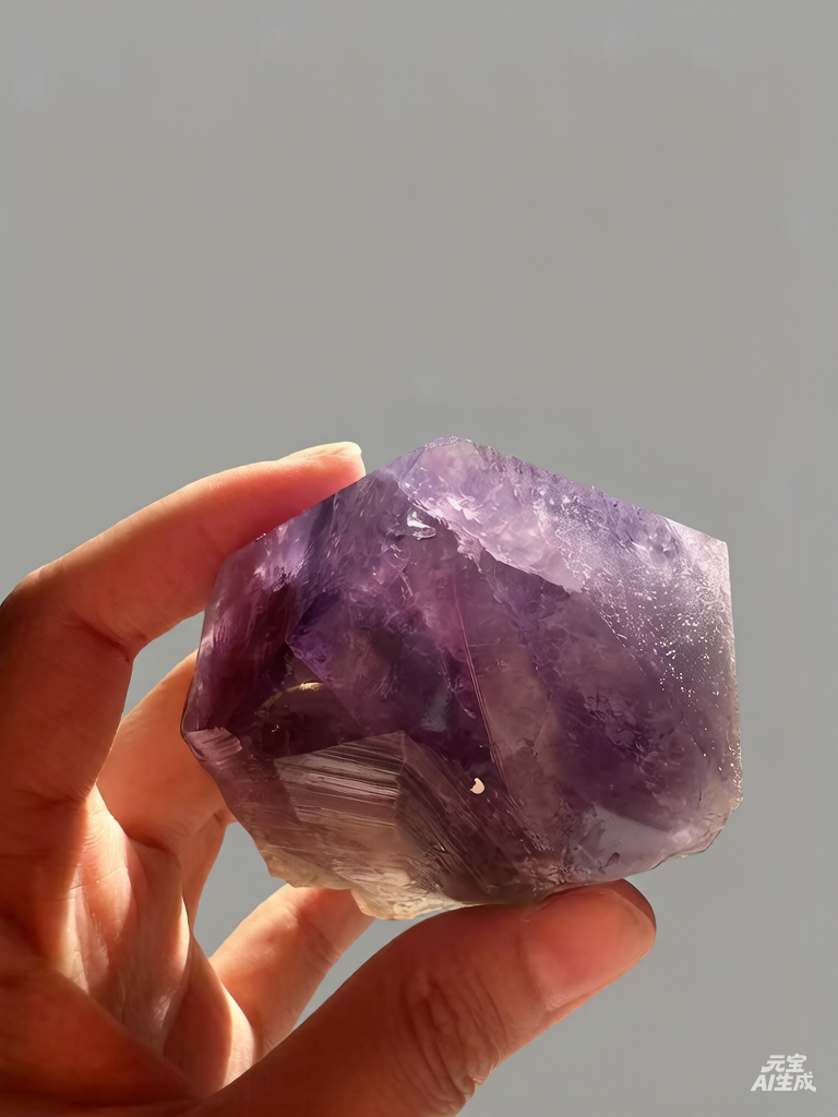 Uruguay Amethyst Druzy with Deep Purple Crystals, 307g 8.8cm Exact Piece #4 – alternate view 11