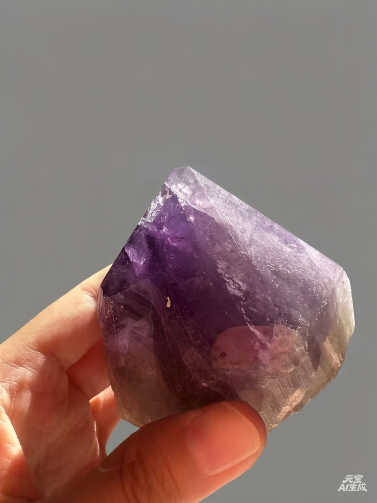 Uruguay Amethyst Druzy with Deep Purple Crystals, 307g 8.8cm Exact Piece #4 – alternate view 2
