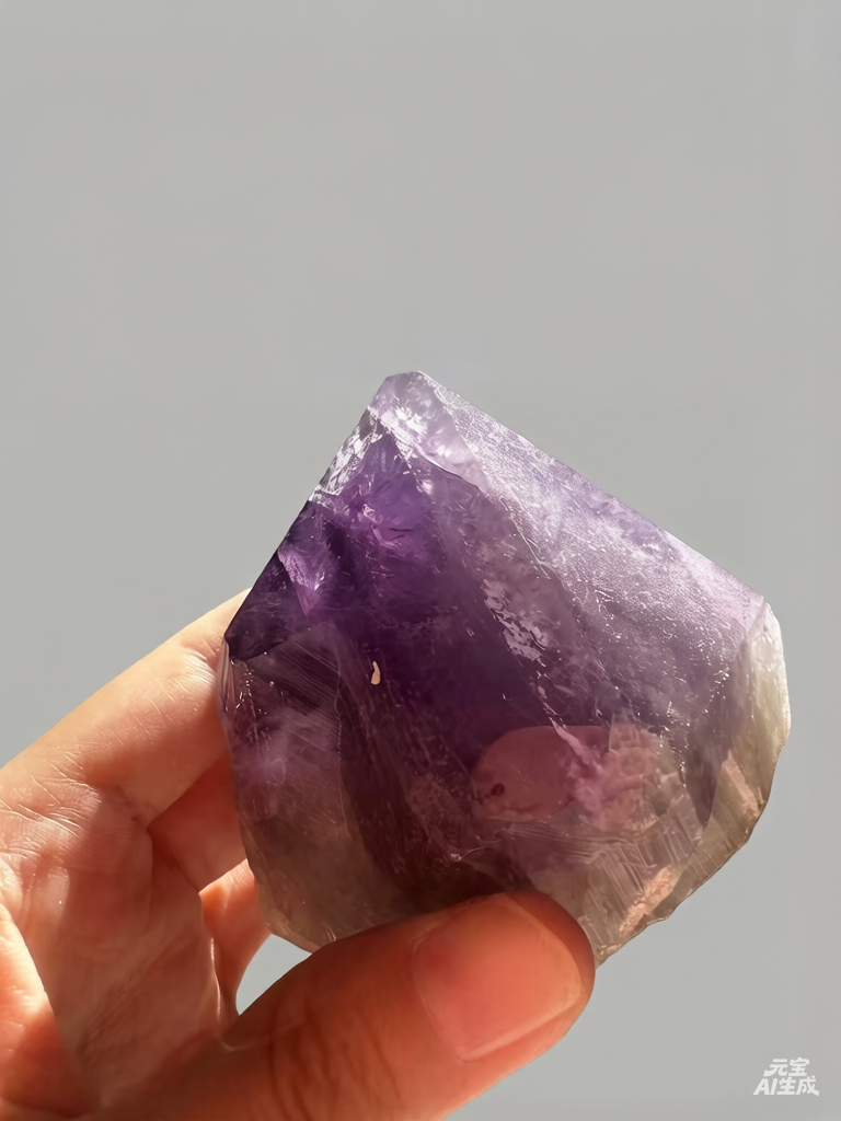 Uruguay Amethyst Druzy with Deep Purple Crystals, 307g 8.8cm Exact Piece #4 – alternate view 5