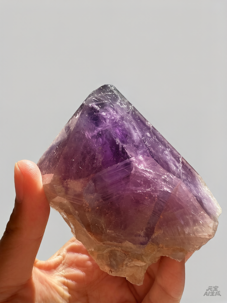 Uruguay Amethyst Druzy with Deep Purple Crystals, 344g 8.3cm Exact Piece #5 – alternate view 2