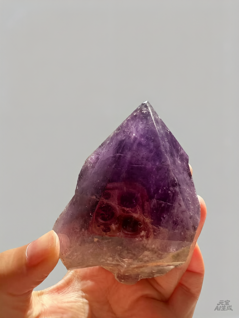 Uruguay Amethyst Druzy with Deep Purple Crystals, 344g 8.3cm Exact Piece #5 – product overview