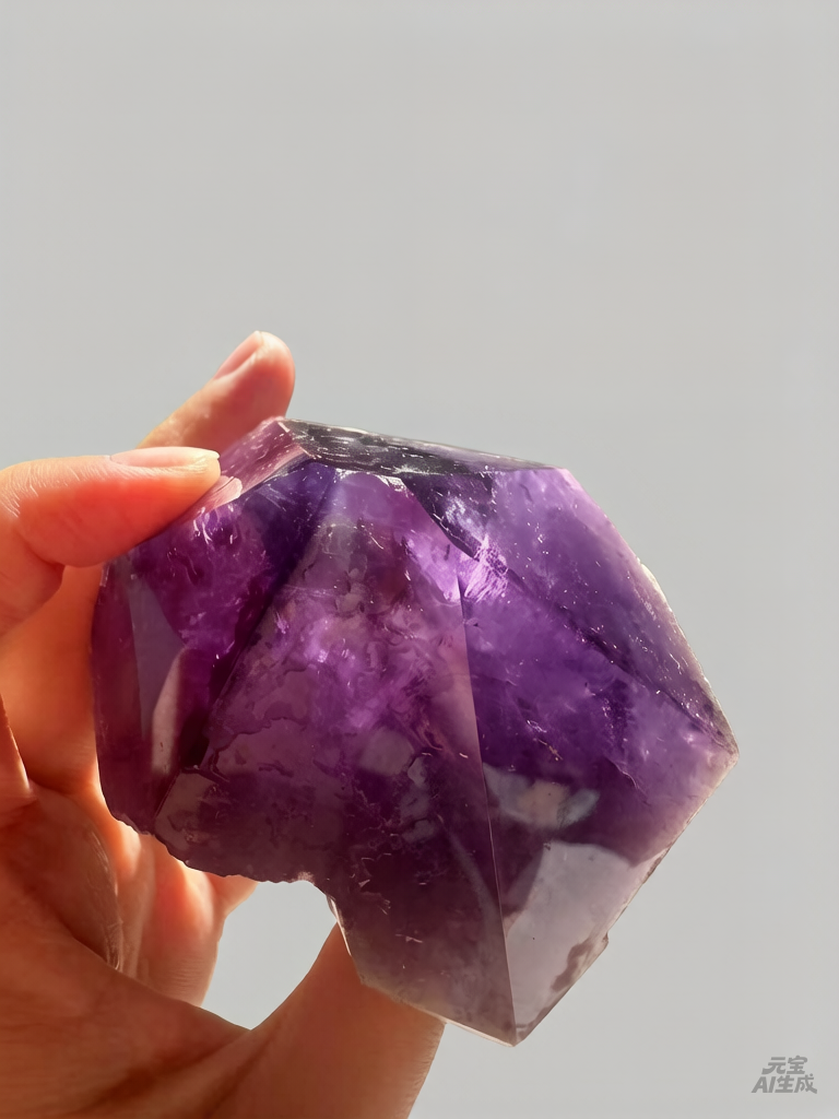 Uruguay Amethyst Druzy with Deep Purple Crystals, 361g 9.4cm Exact Piece #7 – alternate view 11