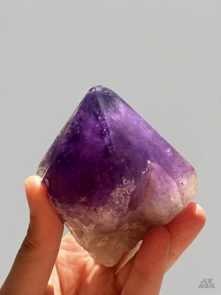 Uruguay Amethyst Druzy with Deep Purple Crystals, 361g 9.4cm Exact Piece #7 – alternate view 2