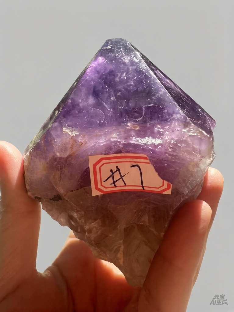 Uruguay Amethyst Druzy with Deep Purple Crystals, 361g 9.4cm Exact Piece #7 – alternate view 17