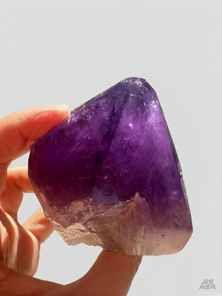 Uruguay Amethyst Druzy with Deep Purple Crystals, 361g 9.4cm Exact Piece #7 – product overview