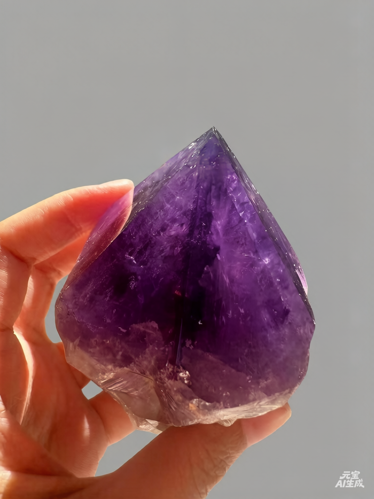 Uruguay Amethyst Druzy with Deep Purple Crystals, 361g 9.4cm Exact Piece #7 – alternate view 4