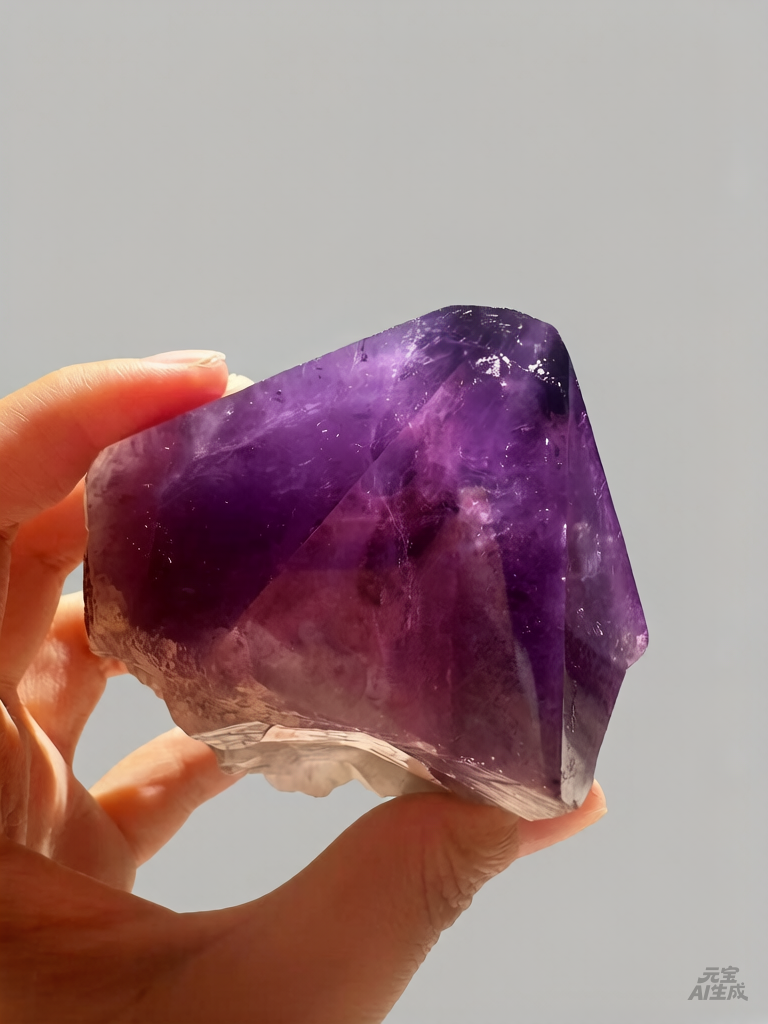 Uruguay Amethyst Druzy with Deep Purple Crystals, 361g 9.4cm Exact Piece #7 – alternate view 6