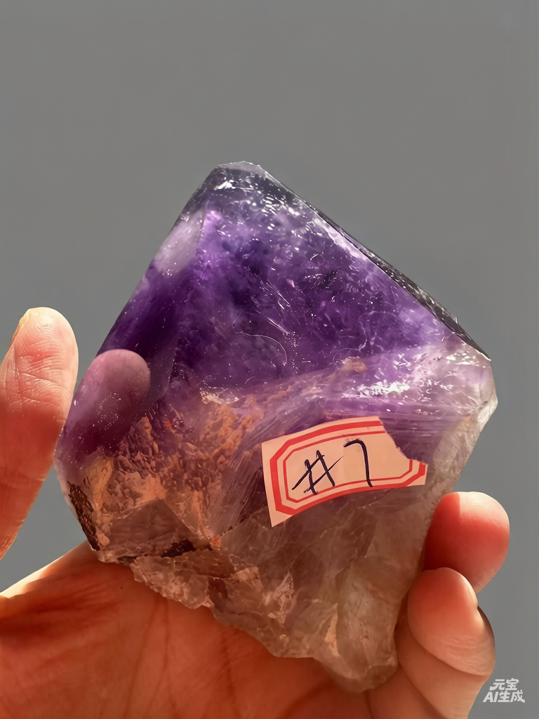 Uruguay Amethyst Druzy with Deep Purple Crystals, 361g 9.4cm Exact Piece #7 – alternate view 13