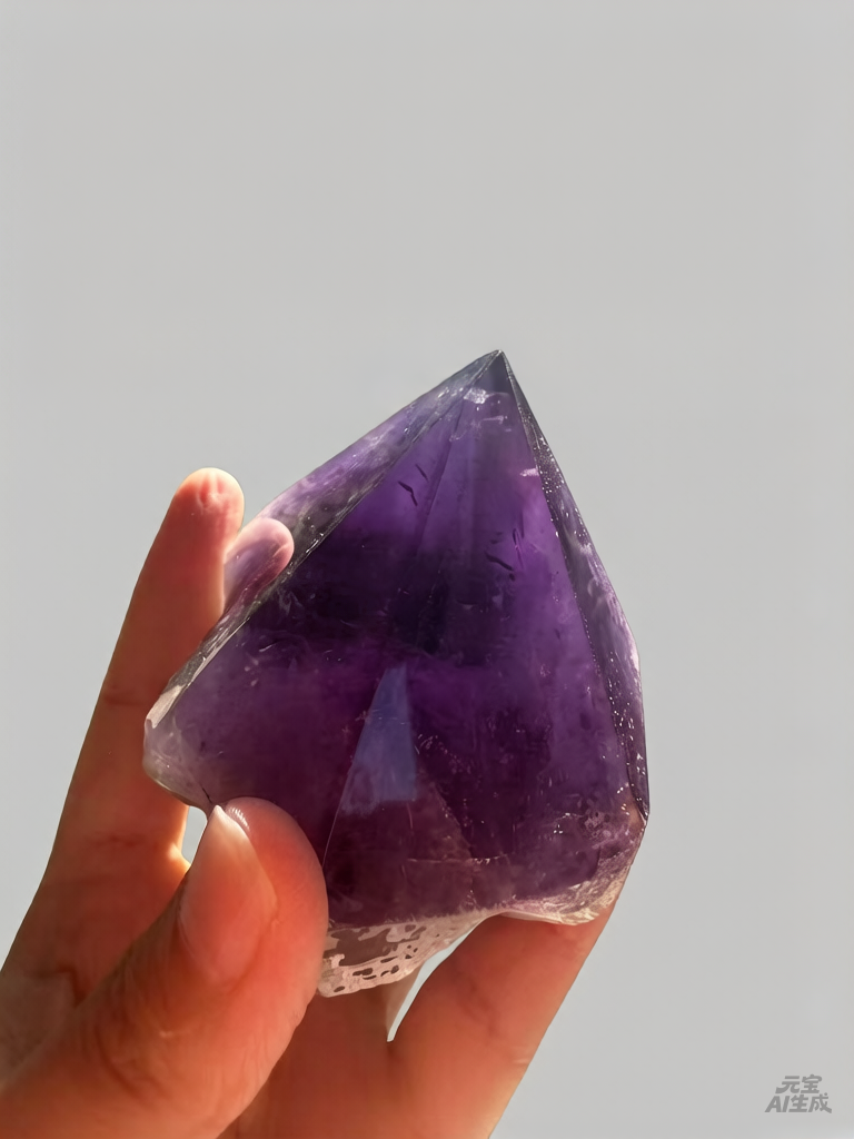 Uruguay Amethyst Druzy with Deep Purple Crystals, 430g 8.8cm Exact Piece #8 – product overview