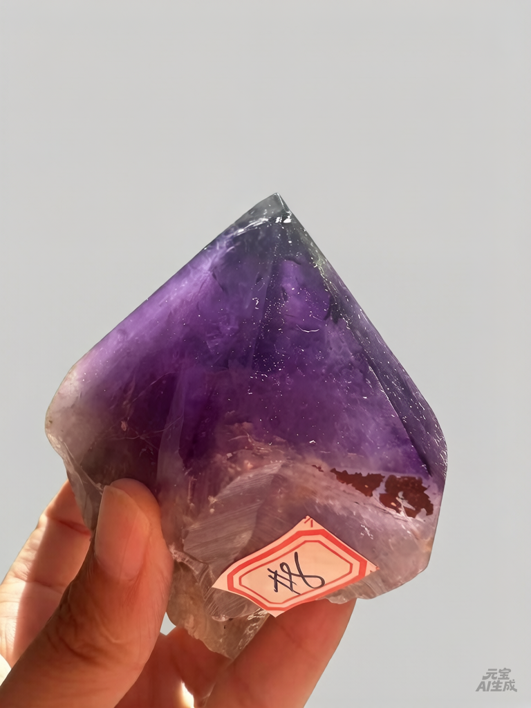 Uruguay Amethyst Druzy with Deep Purple Crystals, 430g 8.8cm Exact Piece #8 – alternate view 11