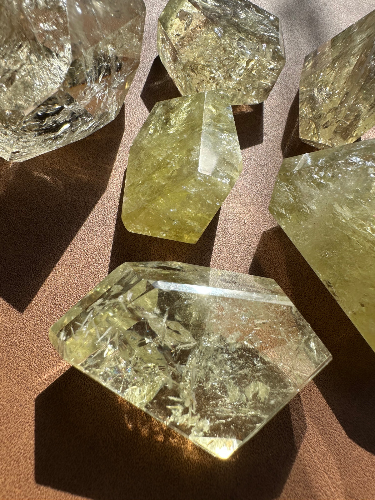 Brazilian Golden Healer Quartz freeform with warm golden natural quartz tones