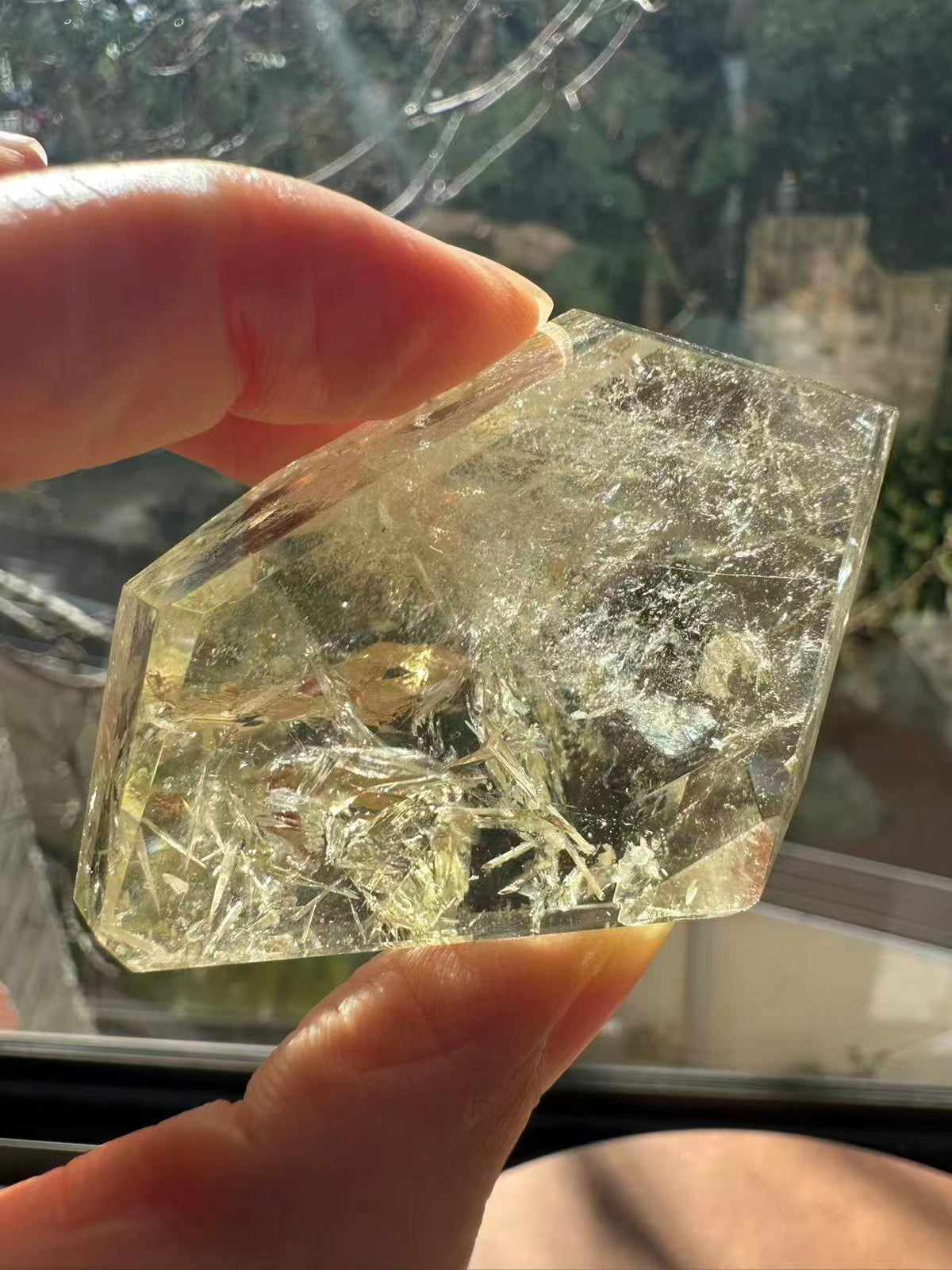 Brazilian Golden Healer Quartz freeform for desk shelf or crystal collection