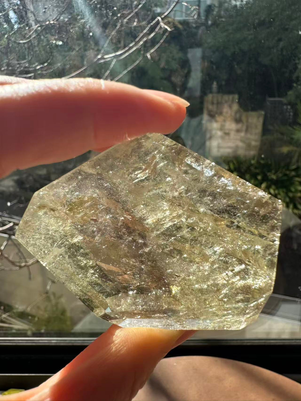Natural Golden Healer Quartz polished freeform alternate view