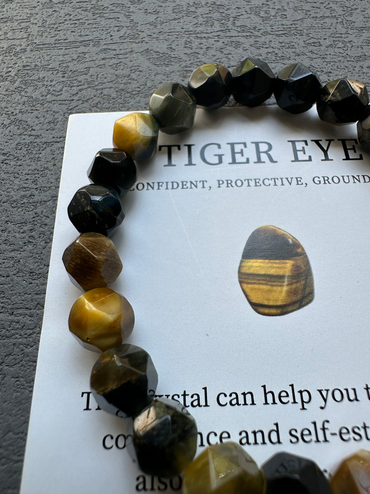 Mixed Tiger’s Eye Bracelet | Blue, Golden & Yellow 8mm Beads