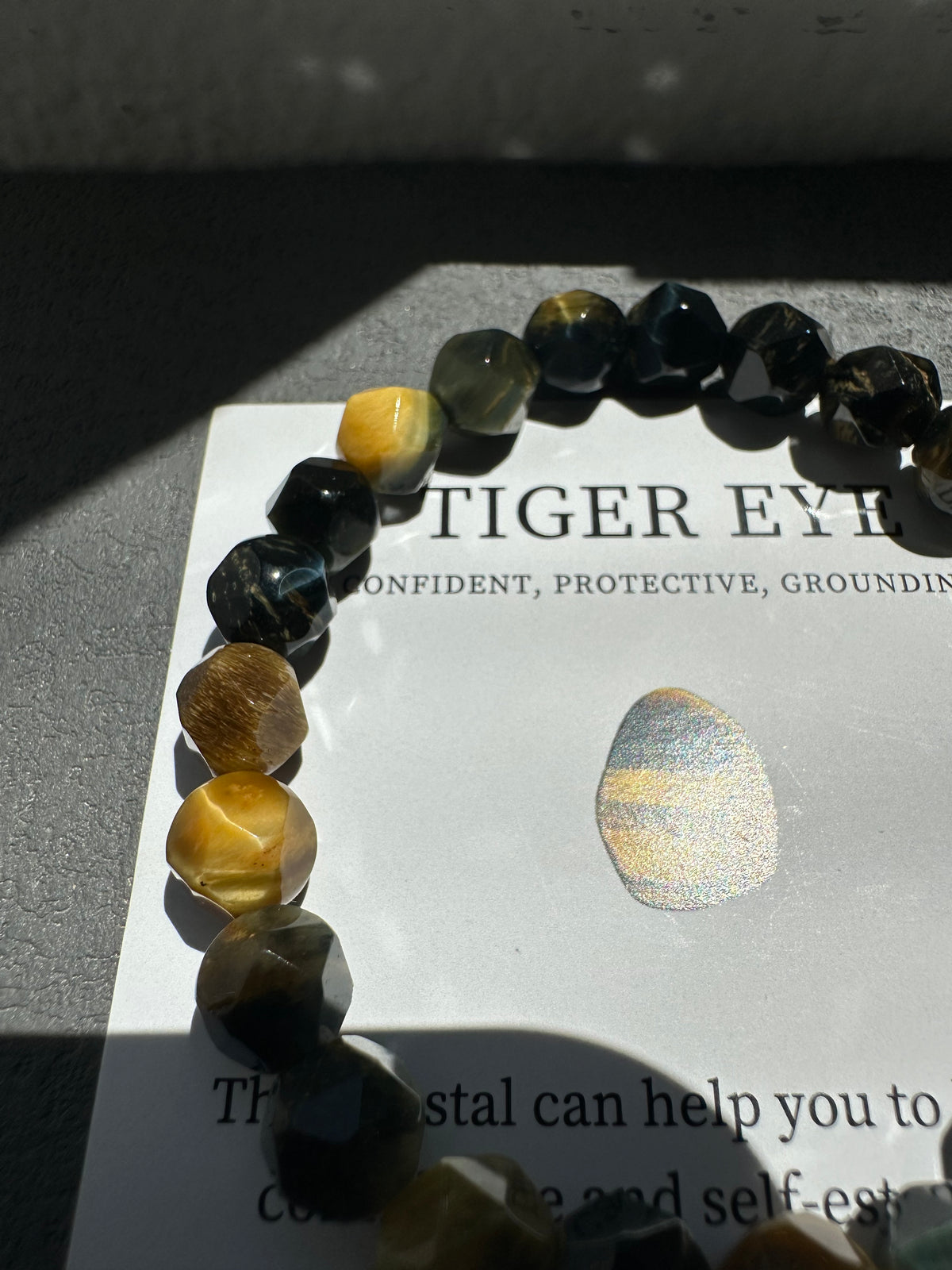 Mixed Tiger’s Eye Bracelet | Blue, Golden & Yellow 8mm Beads