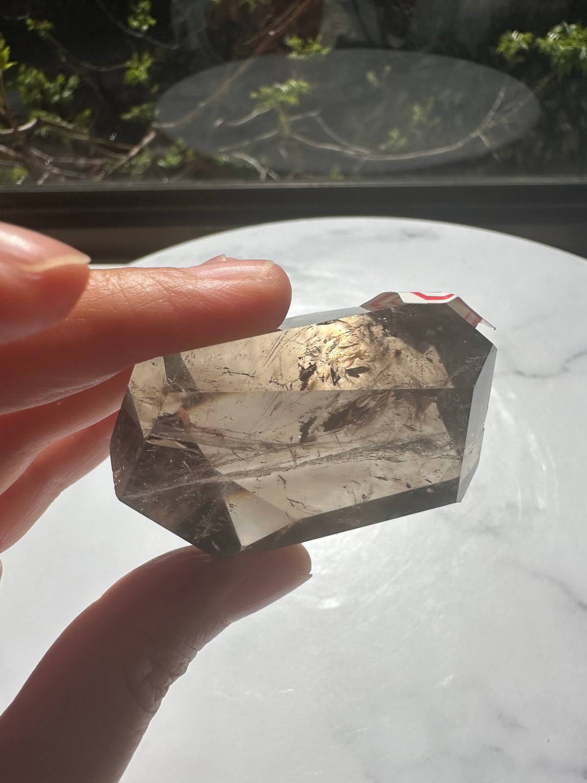Smoky Quartz Freeform with Rainbow | 65g 5.3cm Exact Piece #6