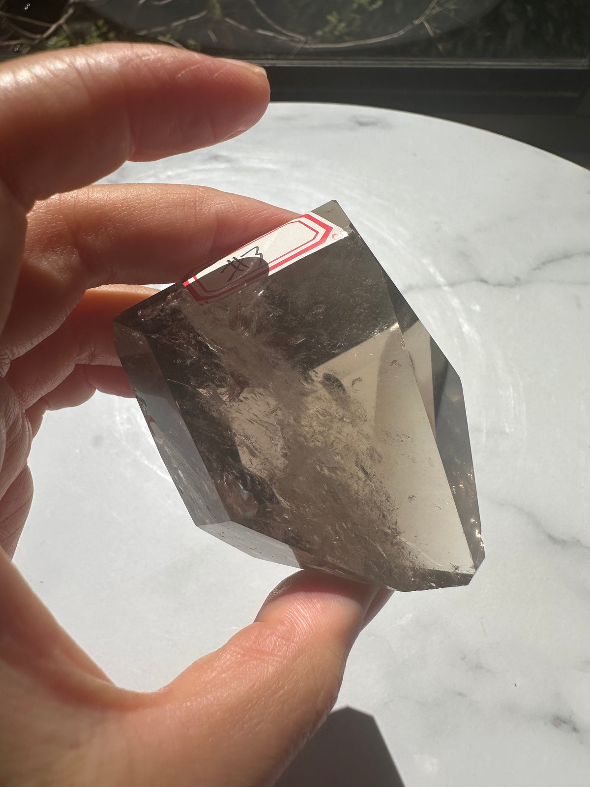 Smoky Quartz Freeform with Rainbow | 154g 6.5cm Exact Piece #3