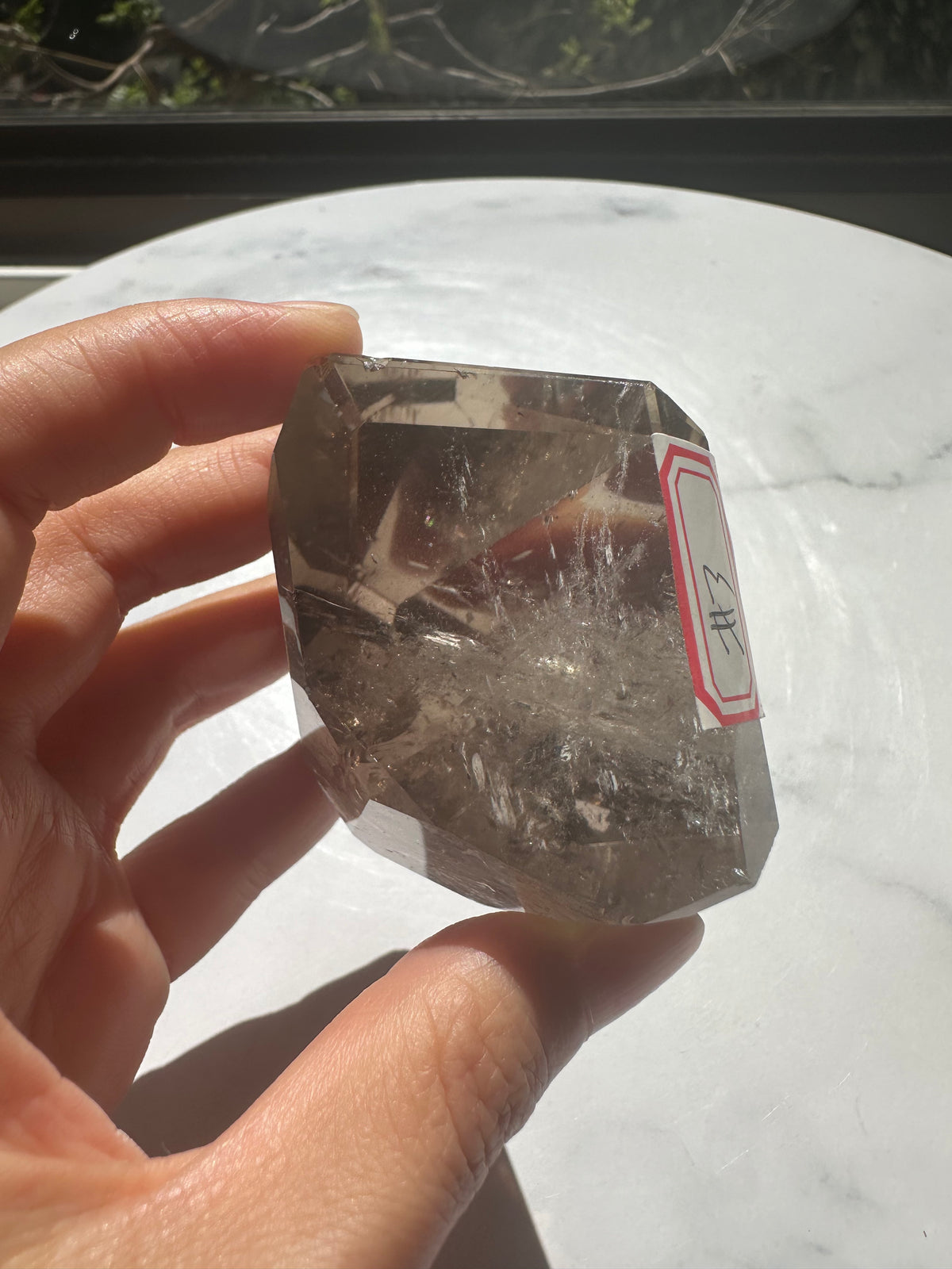 Smoky Quartz Freeform with Rainbow | 154g 6.5cm Exact Piece #3