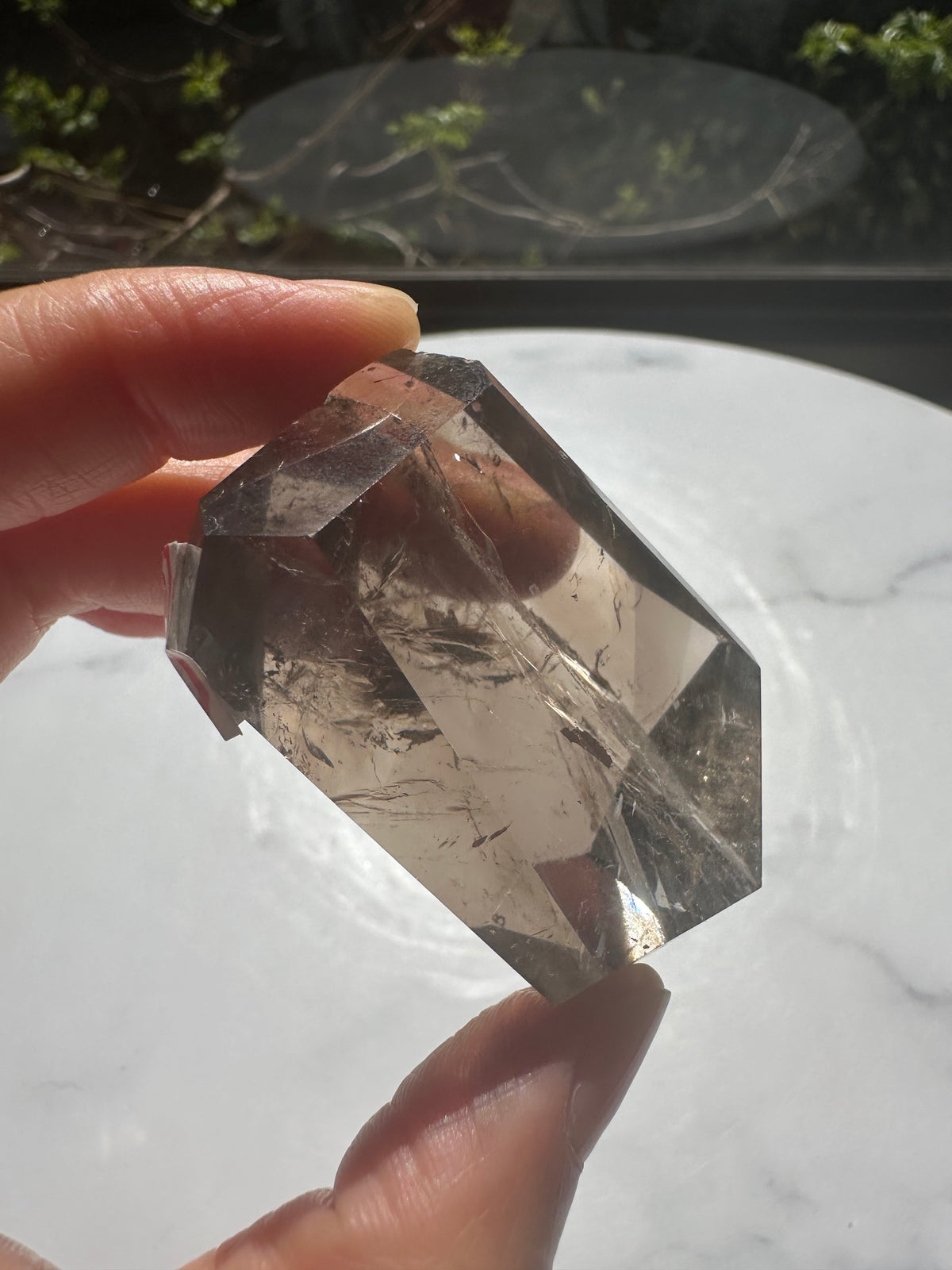Smoky Quartz Freeform with Rainbow | 65g 5.3cm Exact Piece #6