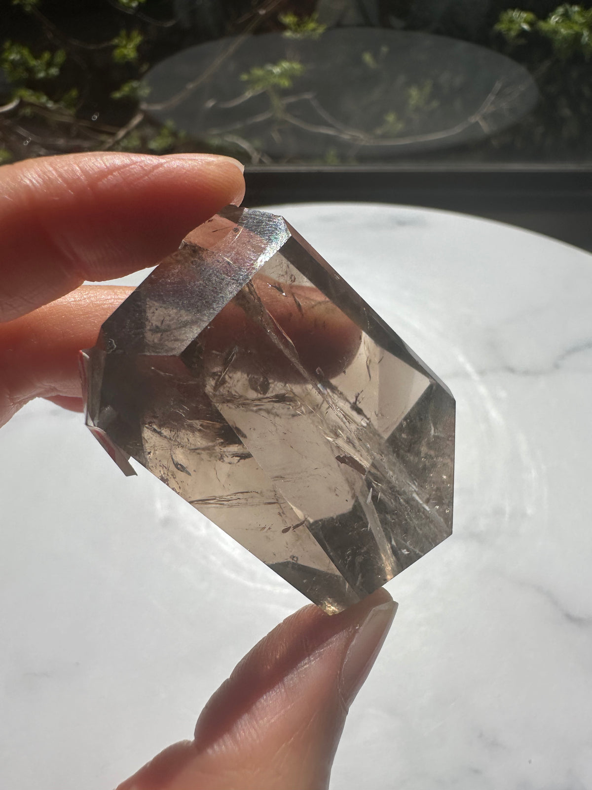 Smoky Quartz Freeform with Rainbow | 65g 5.3cm Exact Piece #6