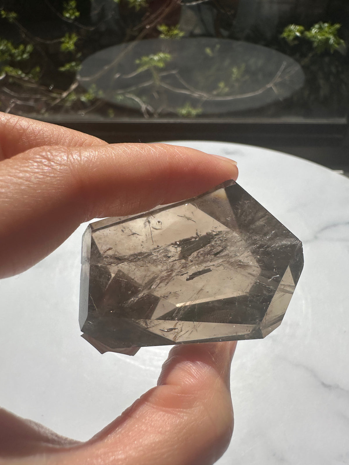 Smoky Quartz Freeform with Rainbow | 65g 5.3cm Exact Piece #6