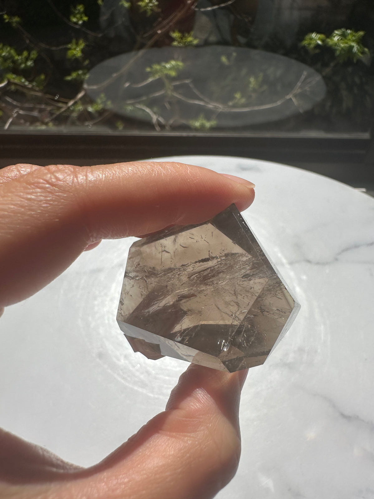 Smoky Quartz Freeform with Rainbow | 65g 5.3cm Exact Piece #6