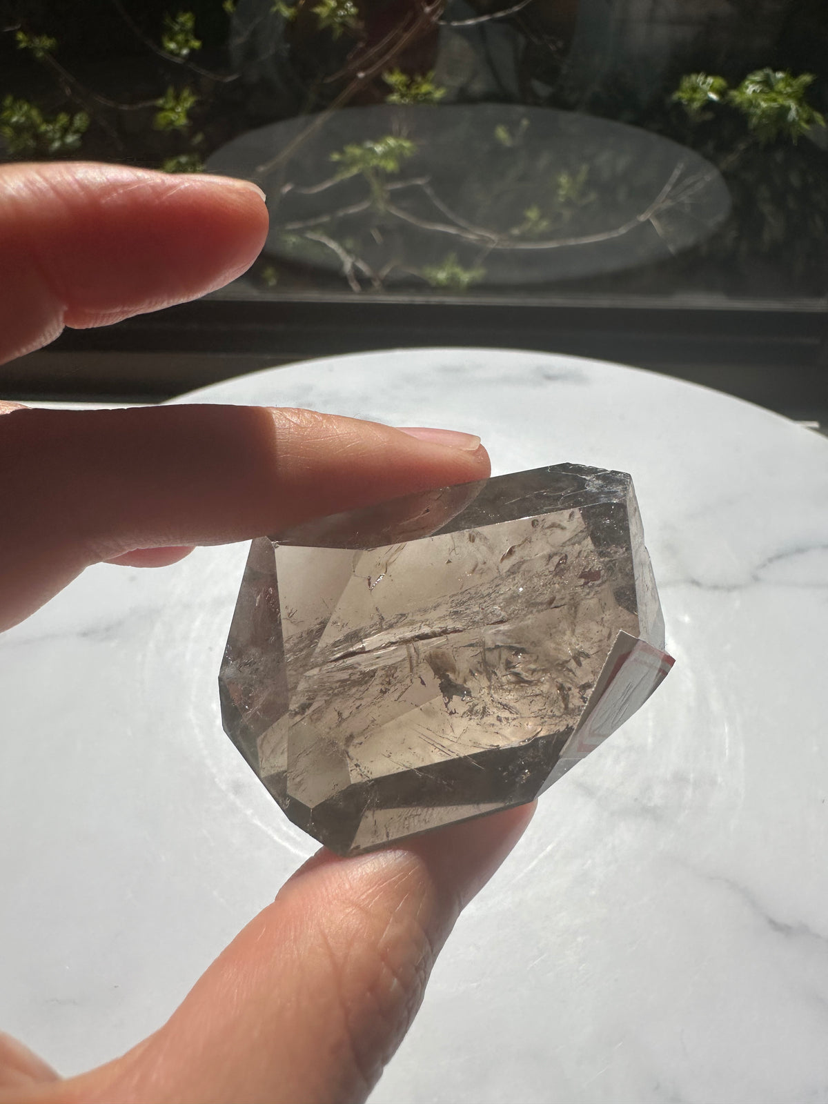 Smoky Quartz Freeform with Rainbow | 65g 5.3cm Exact Piece #6