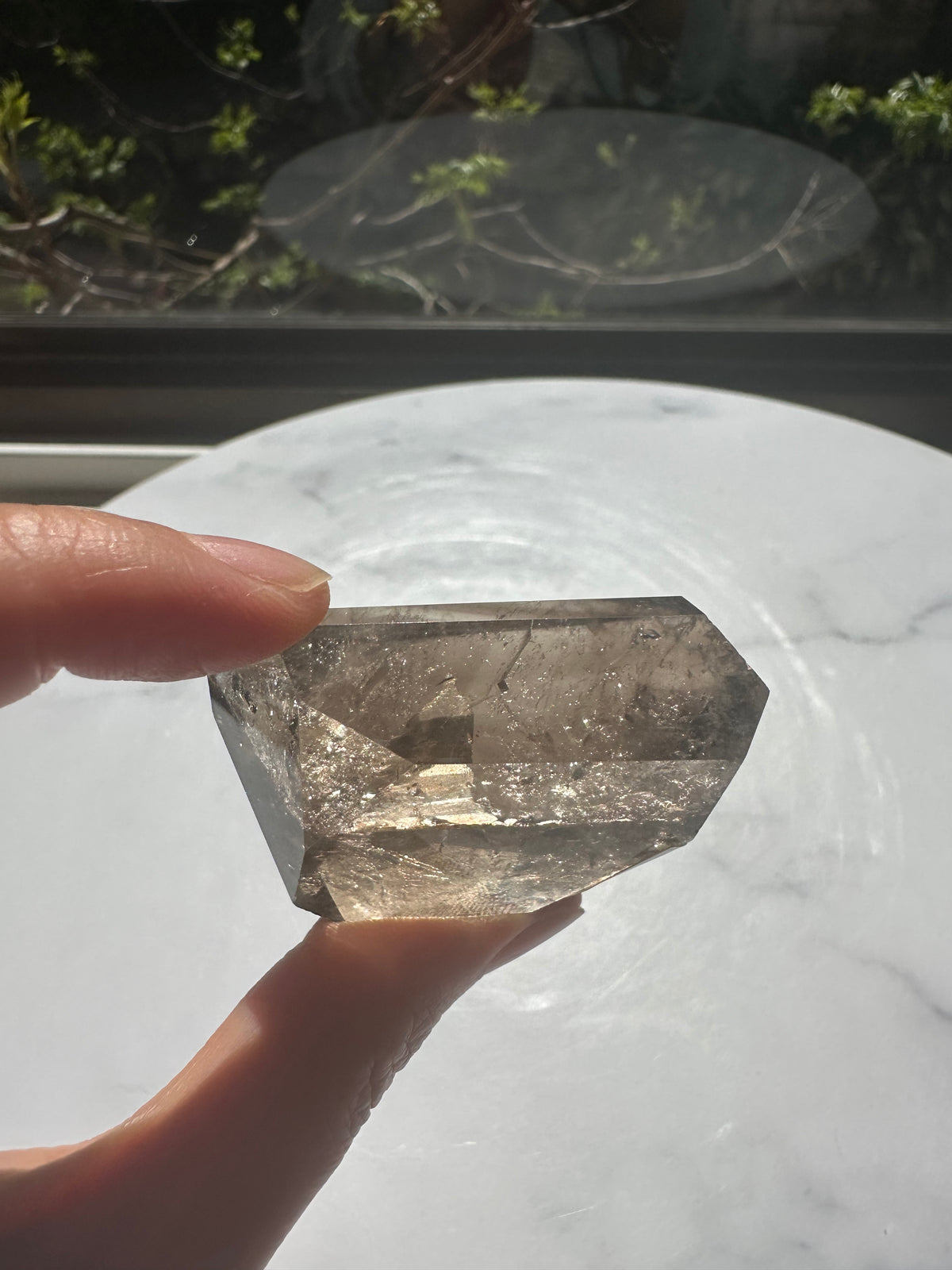 Smoky Quartz Freeform with Rainbow | 65g 5.3cm Exact Piece #6