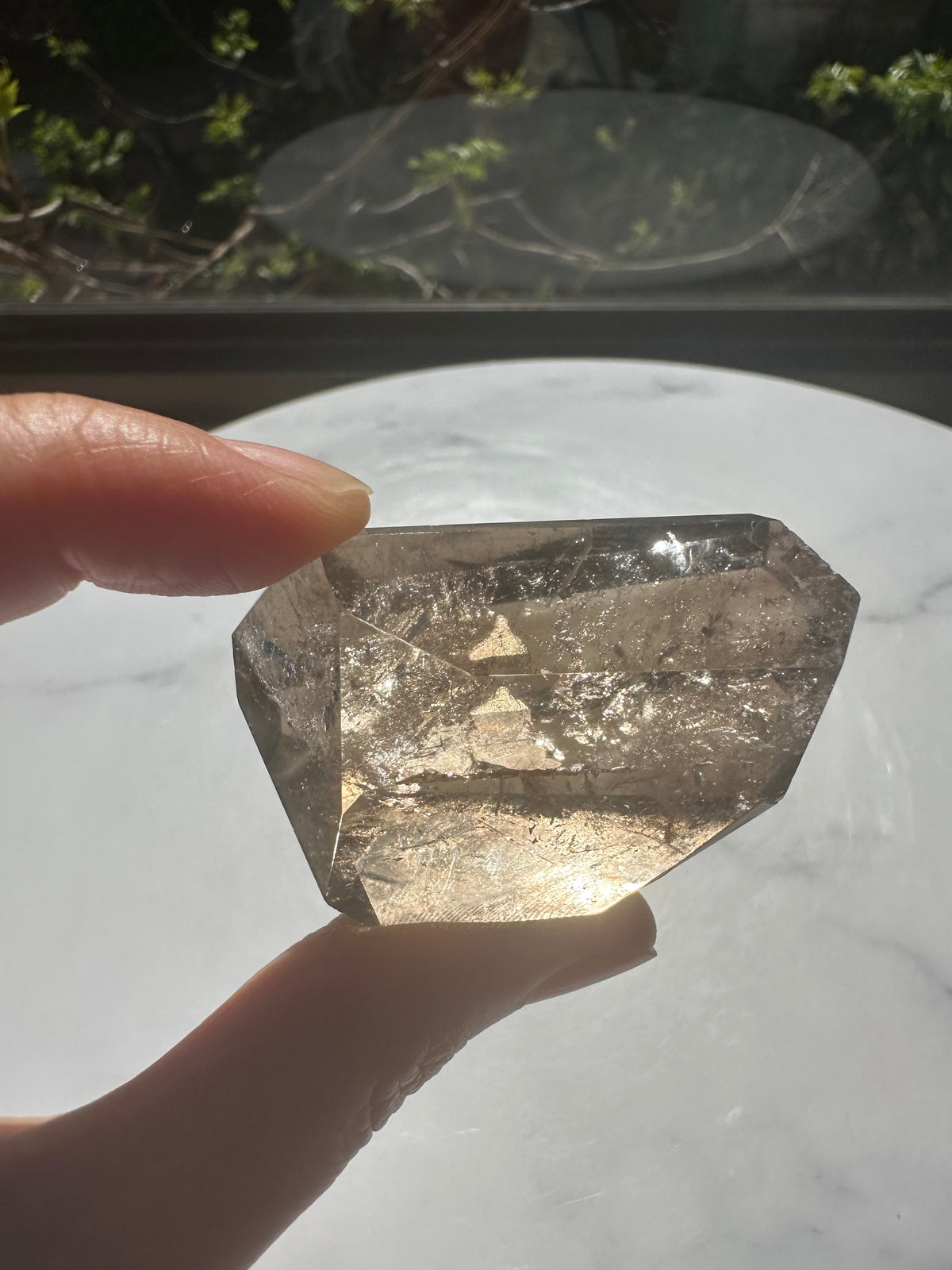 Smoky Quartz Freeform with Rainbow | 65g 5.3cm Exact Piece #6