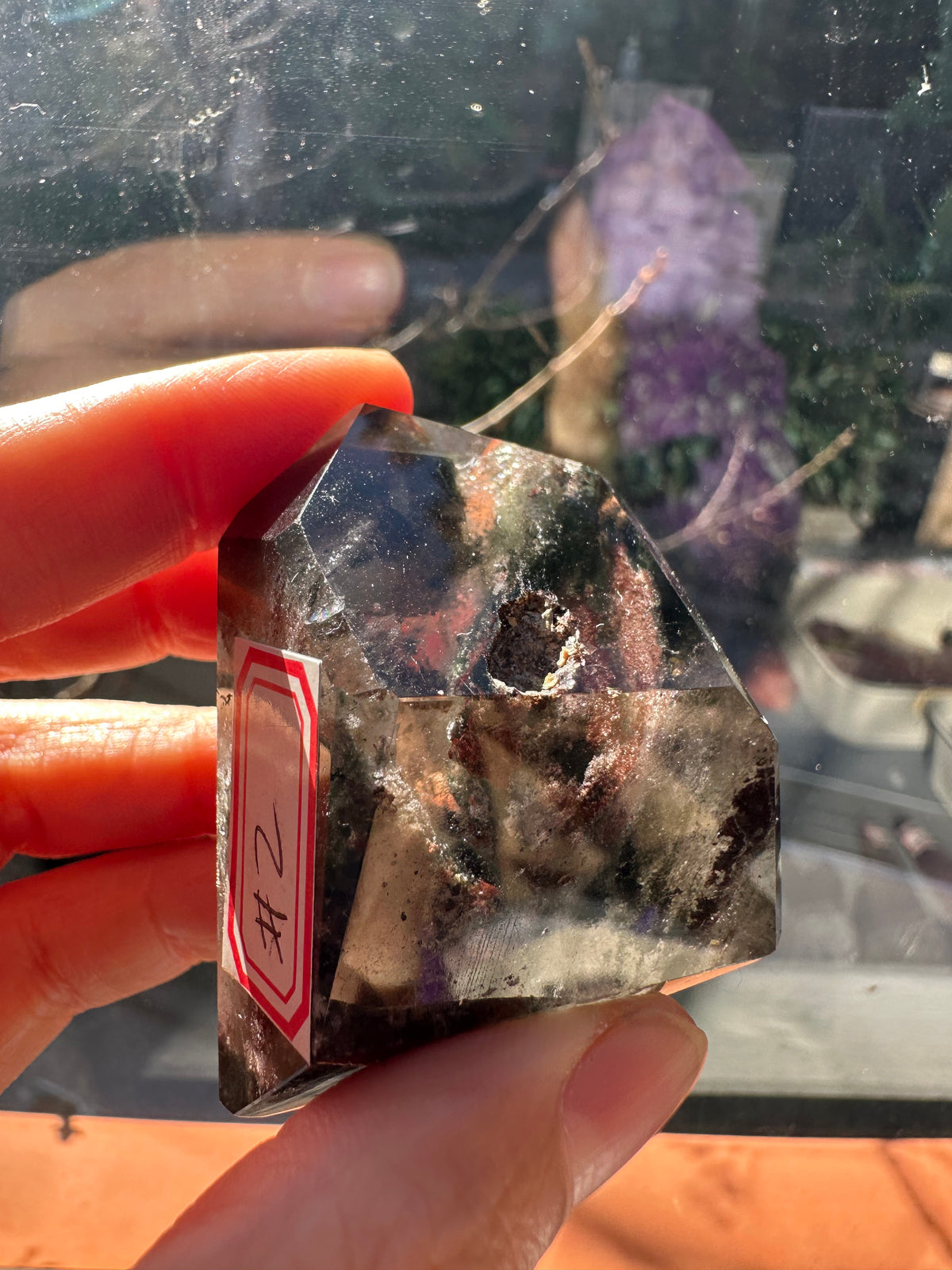Garden Quartz Green Phantom Freeform – 96g #2 — exact crystal, view 13 of 14