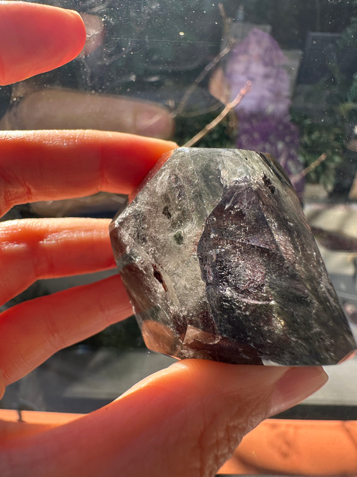 Garden Quartz Green Phantom Freeform – 96g #2 — exact crystal, view 8 of 14