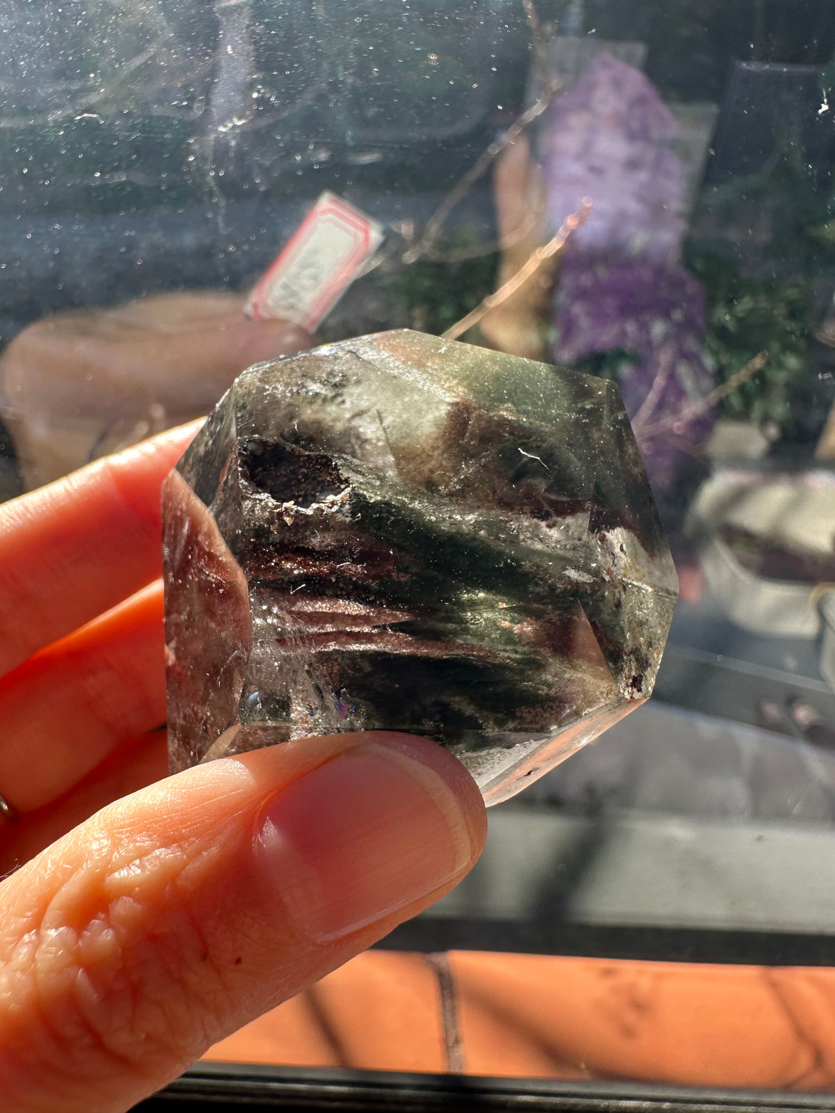 Garden Quartz Green Phantom Freeform – 96g #2 — exact crystal, view 7 of 14