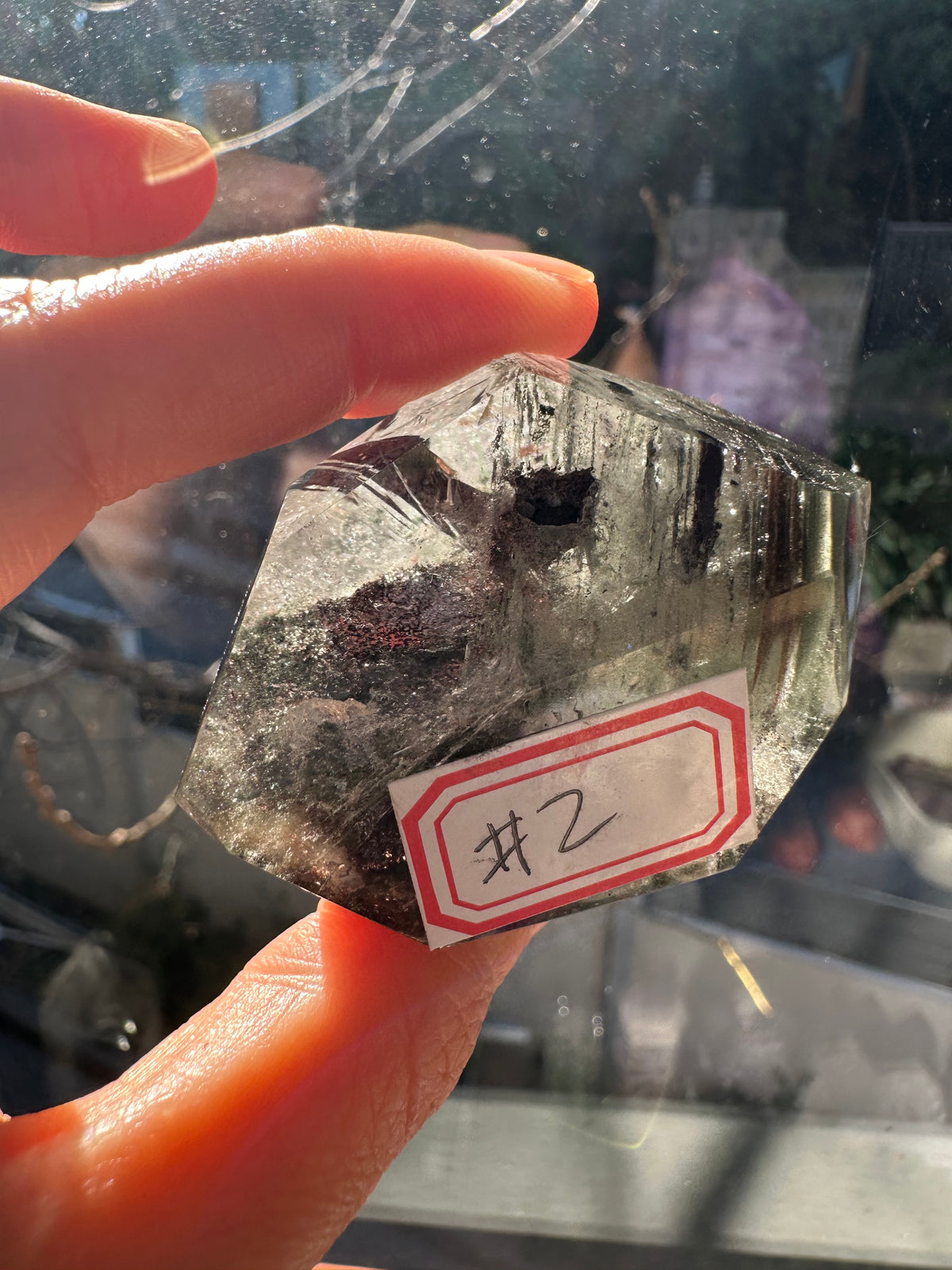 Garden Quartz Green Phantom Freeform – 96g #2 — exact crystal, view 1 of 14