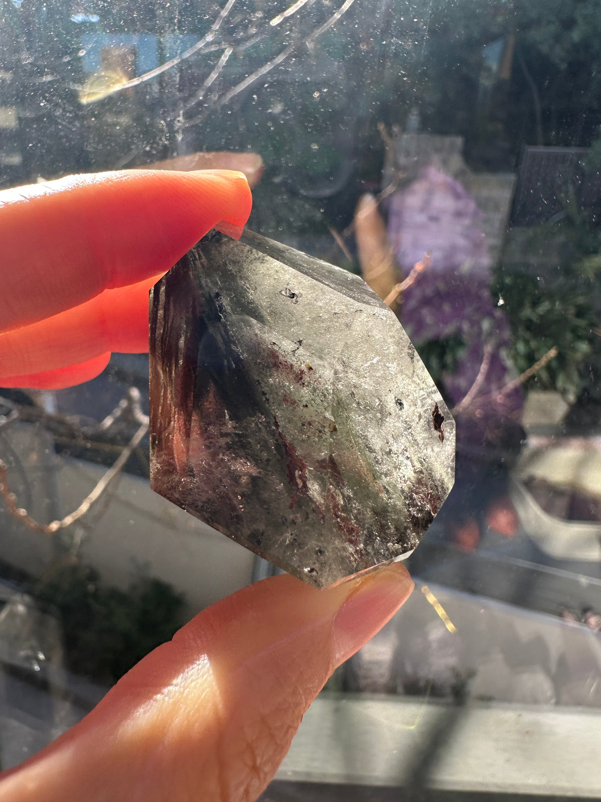 Garden Quartz Green Phantom Freeform – 96g #2 — exact crystal, view 10 of 14