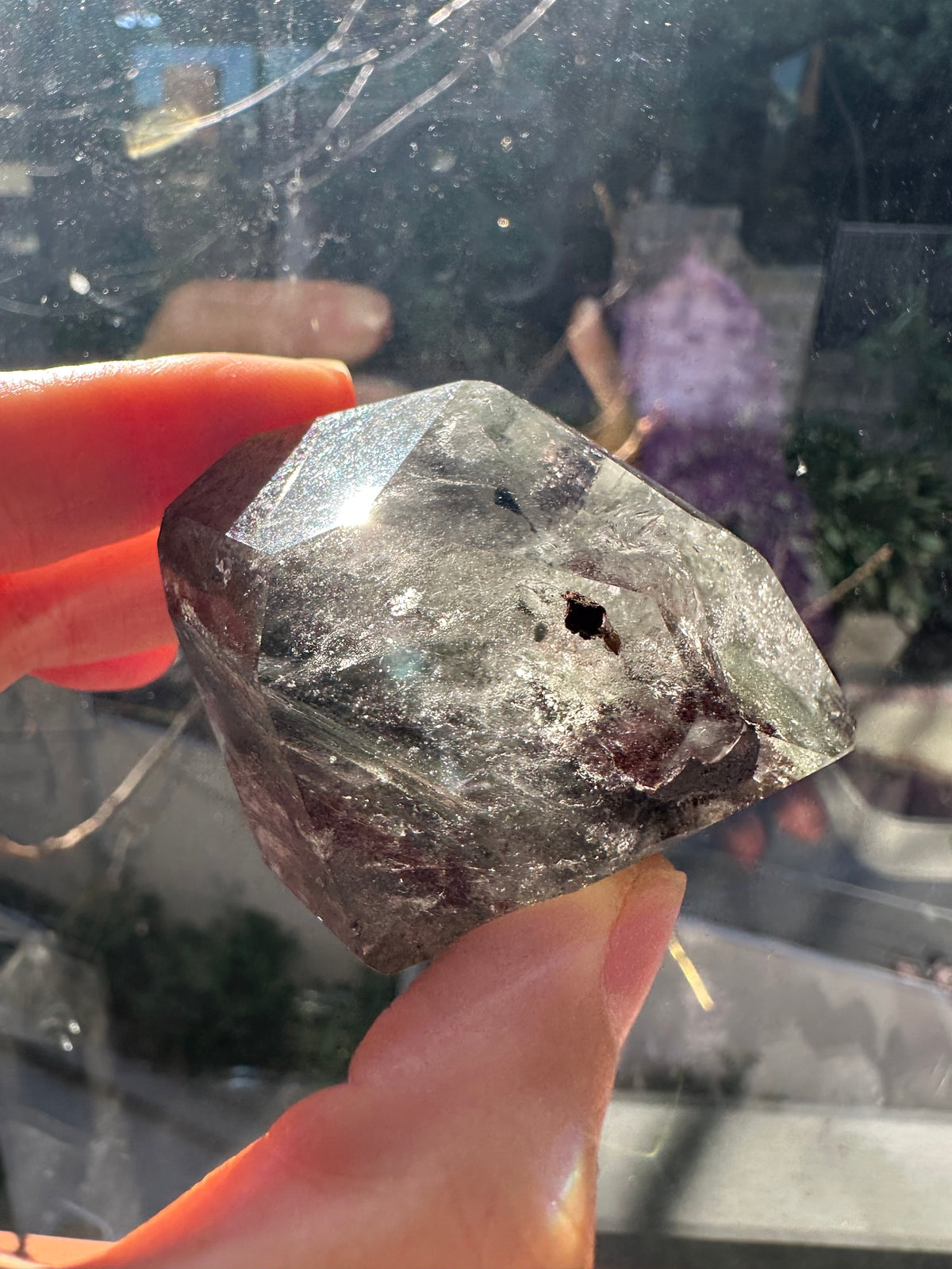 Garden Quartz Green Phantom Freeform – 96g #2 — exact crystal, view 5 of 14