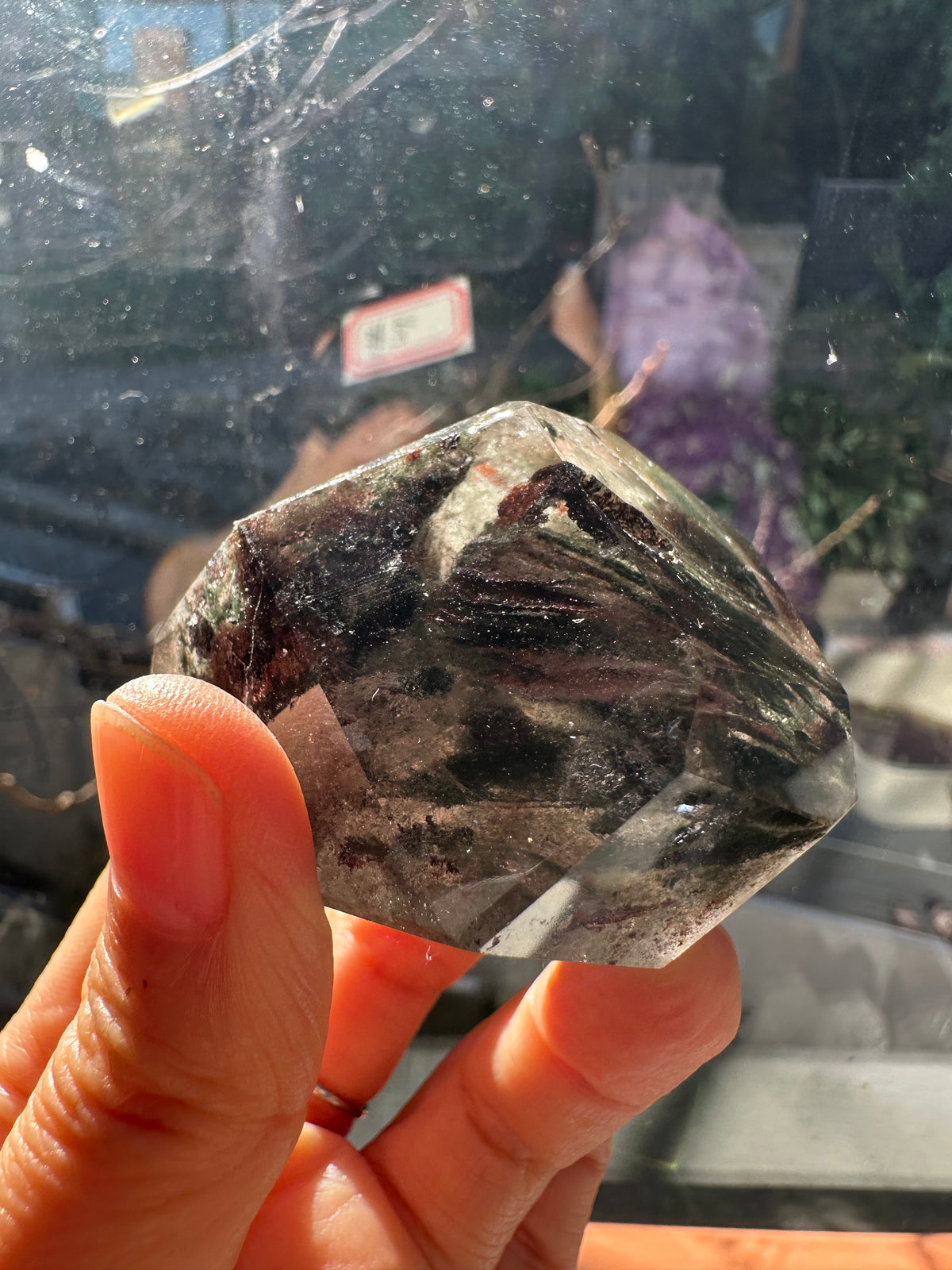 Garden Quartz Green Phantom Freeform – 96g #2 — exact crystal, view 6 of 14
