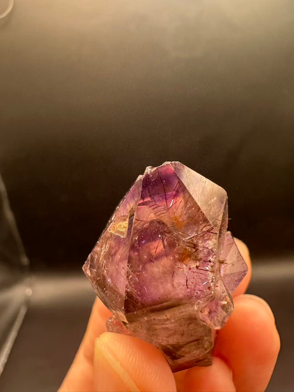 Super 7 Crystal Specimen with Layered Inclusions | 24g 2.8cm Exact Piece