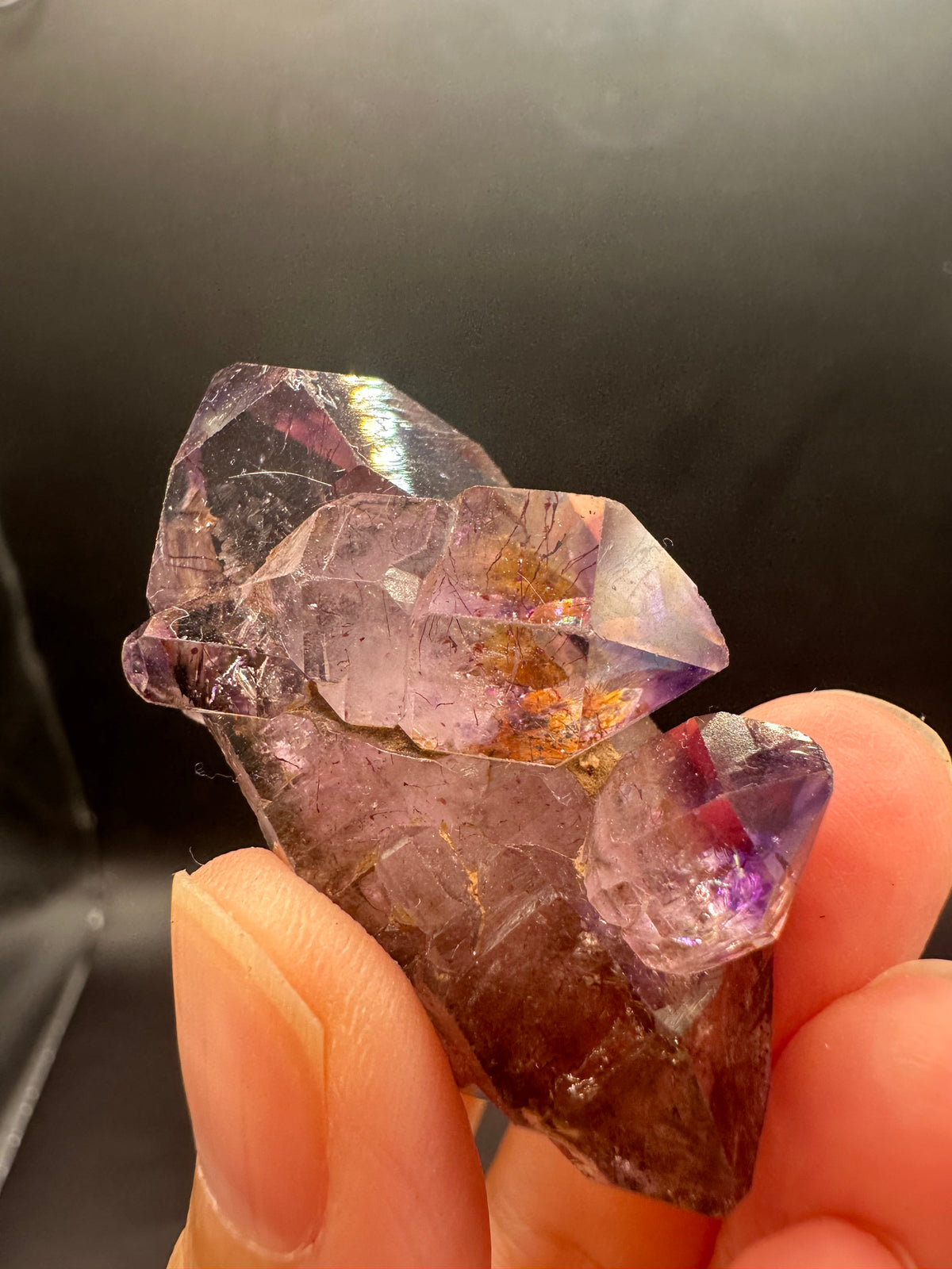 Super 7 Crystal Specimen with Layered Inclusions | 24g 2.8cm Exact Piece
