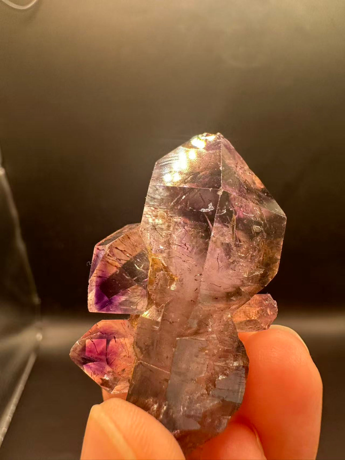 Super 7 Crystal Specimen with Layered Inclusions | 24g 2.8cm Exact Piece