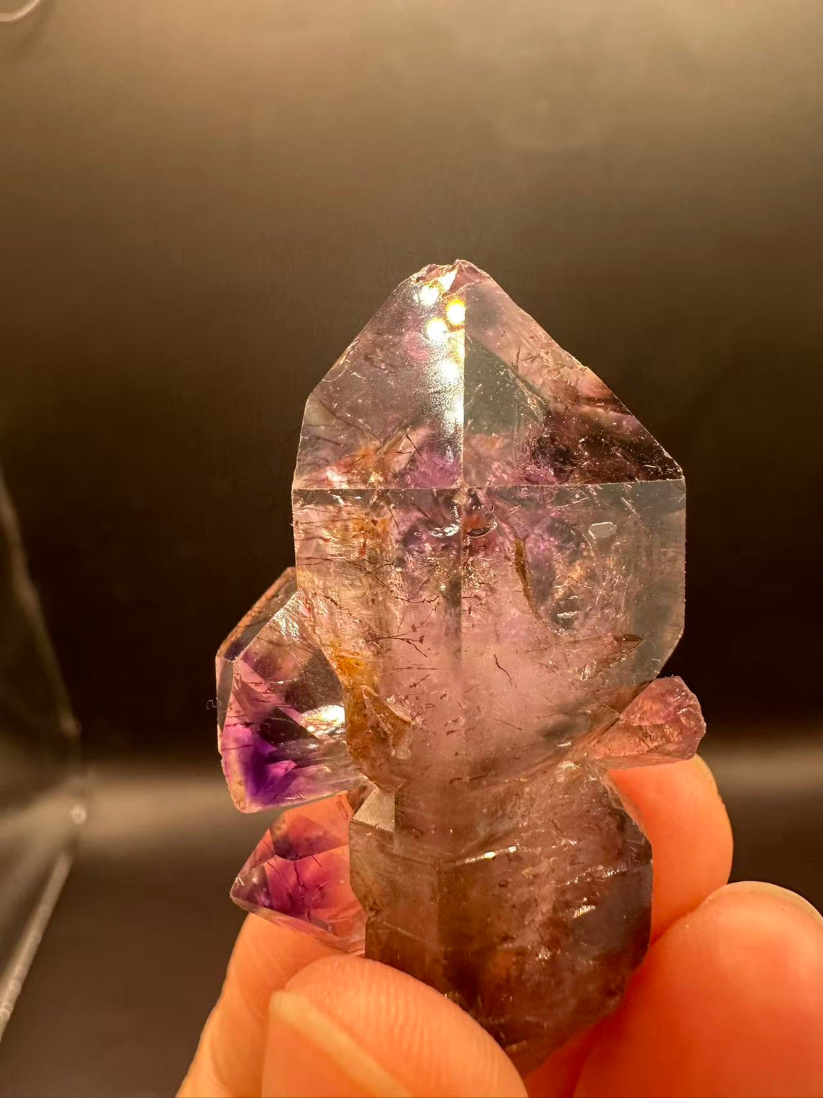 Super 7 Crystal Specimen with Layered Inclusions | 24g 2.8cm Exact Piece