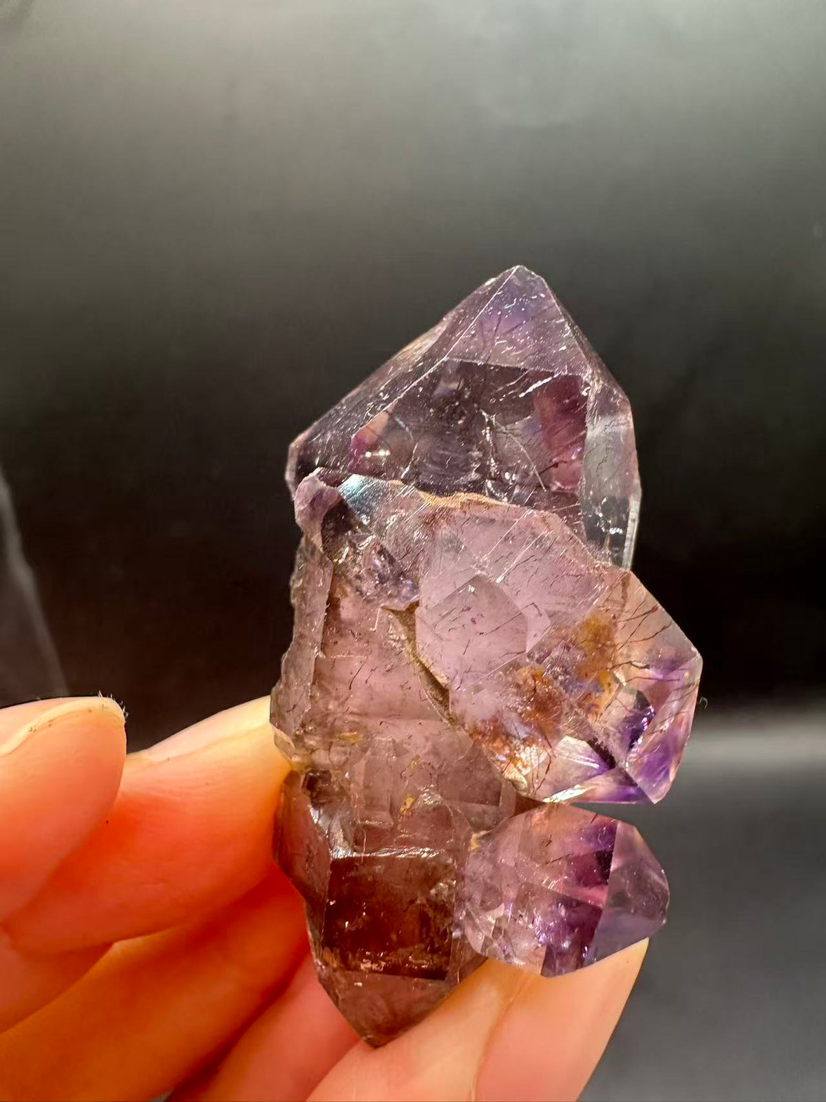 Super 7 Crystal Specimen with Layered Inclusions | 24g 2.8cm Exact Piece