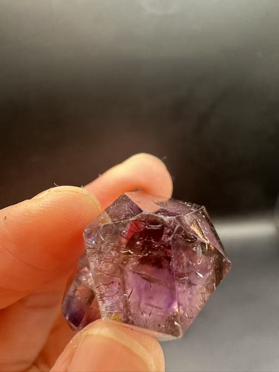 Super 7 Crystal Specimen with Layered Inclusions | 24g 2.8cm Exact Piece