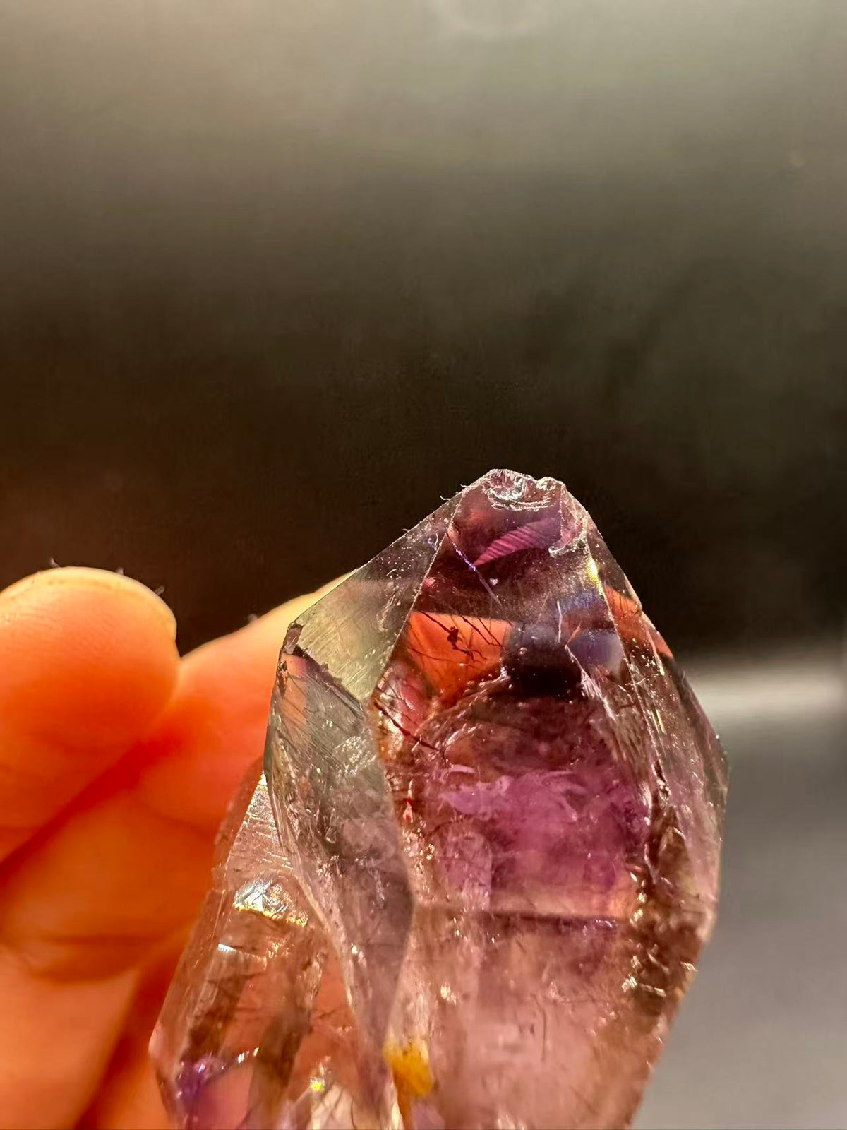 Super 7 Crystal Specimen with Layered Inclusions | 24g 2.8cm Exact Piece