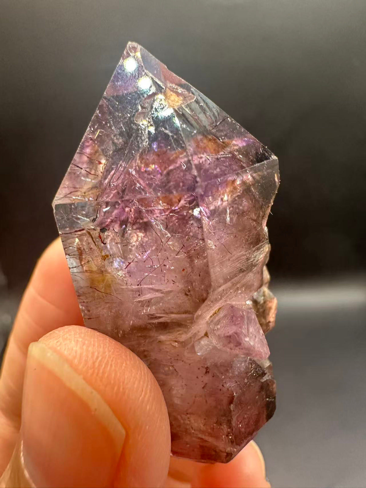 Super 7 Crystal Specimen with Layered Inclusions | 24g 2.8cm Exact Piece