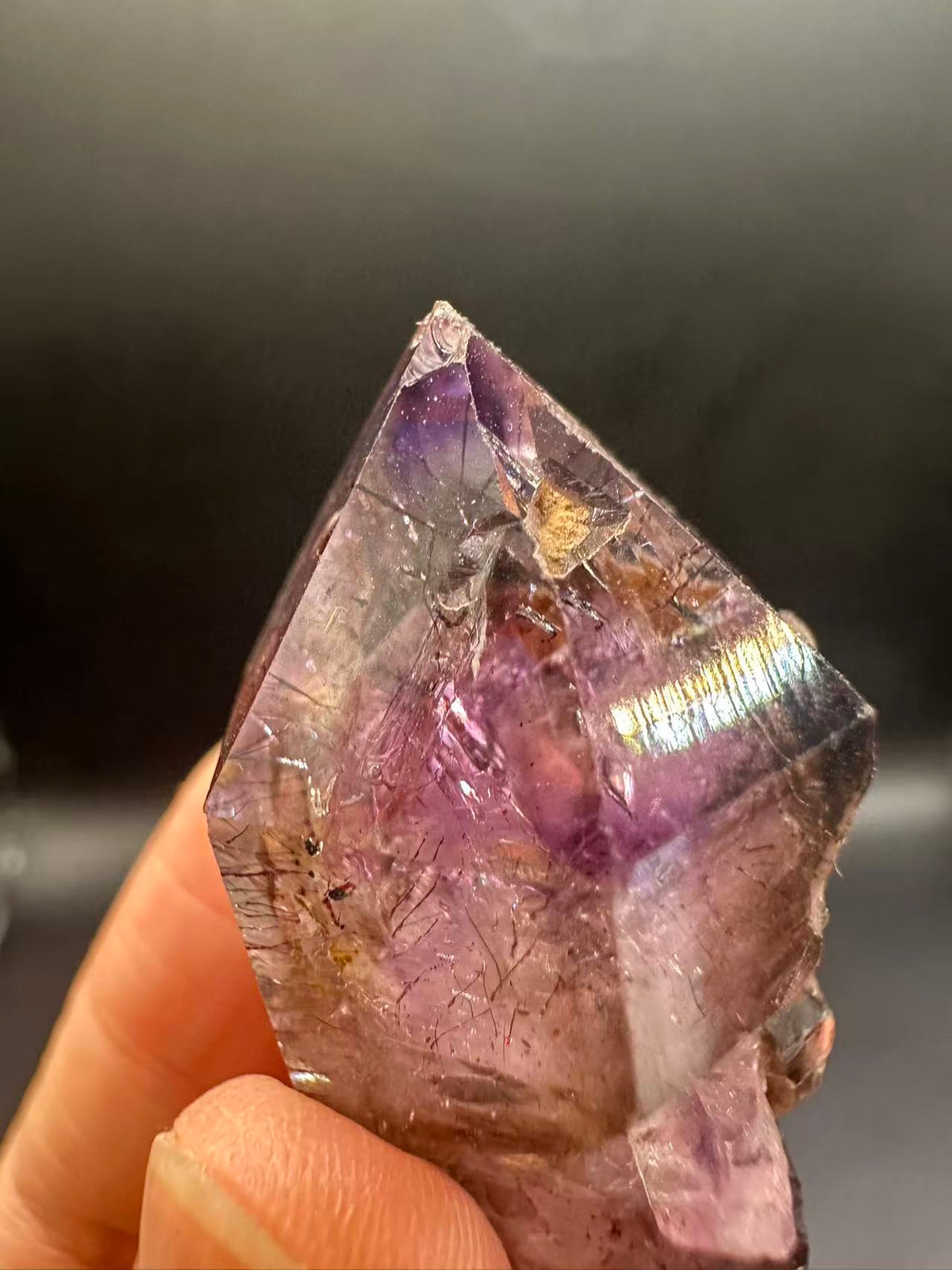 Super 7 Crystal Specimen with Layered Inclusions | 24g 2.8cm Exact Piece