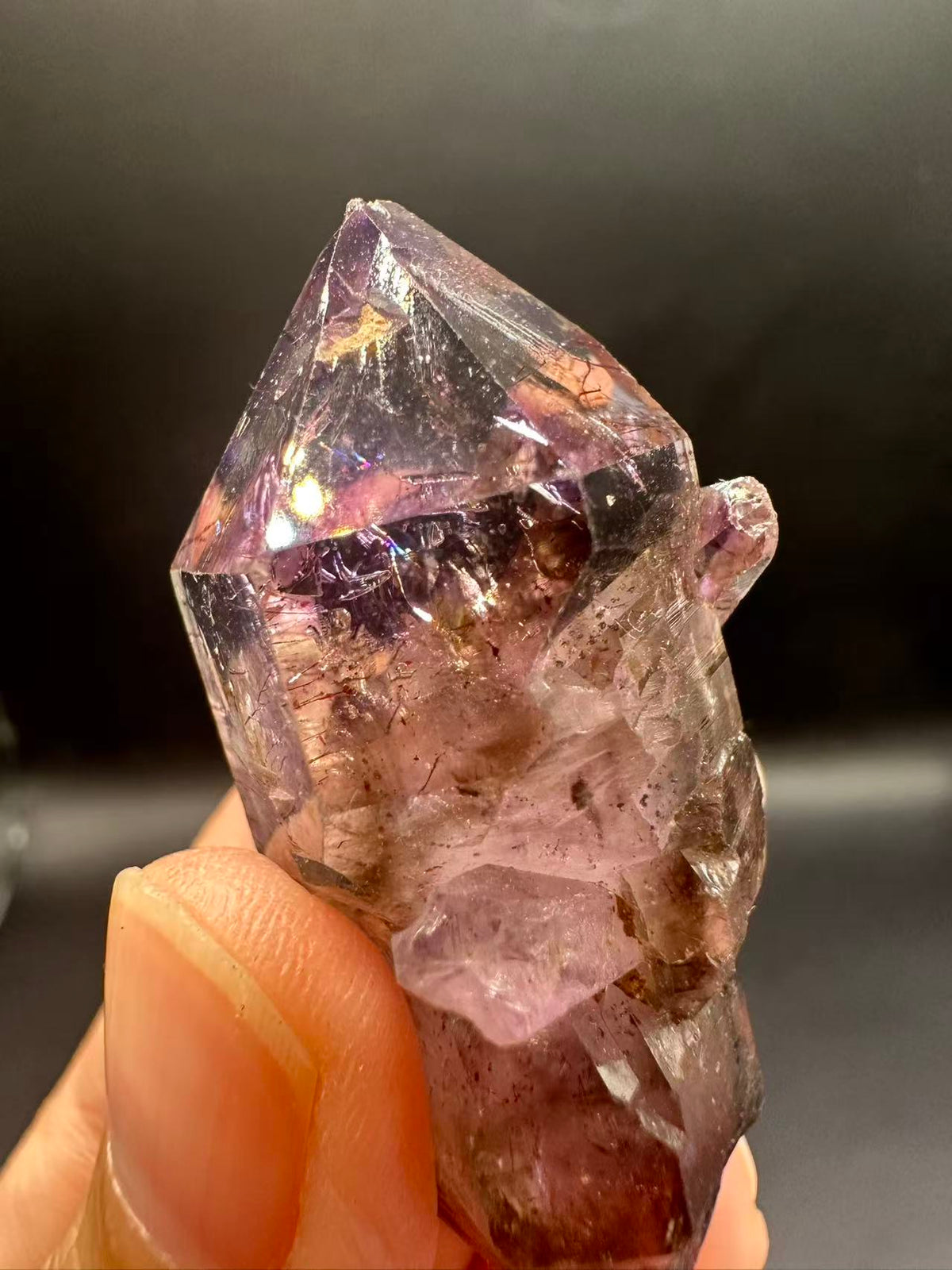 Super 7 Crystal Specimen with Layered Inclusions | 24g 2.8cm Exact Piece